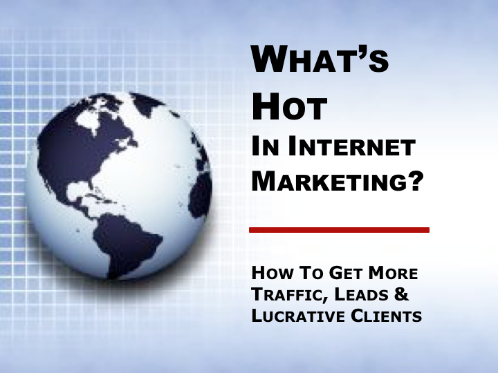Be Found Online – Get Traffic – Attract clients. Find out how!